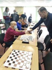 Этап сельских областных спортивных игр по шашкам 10.04.2021